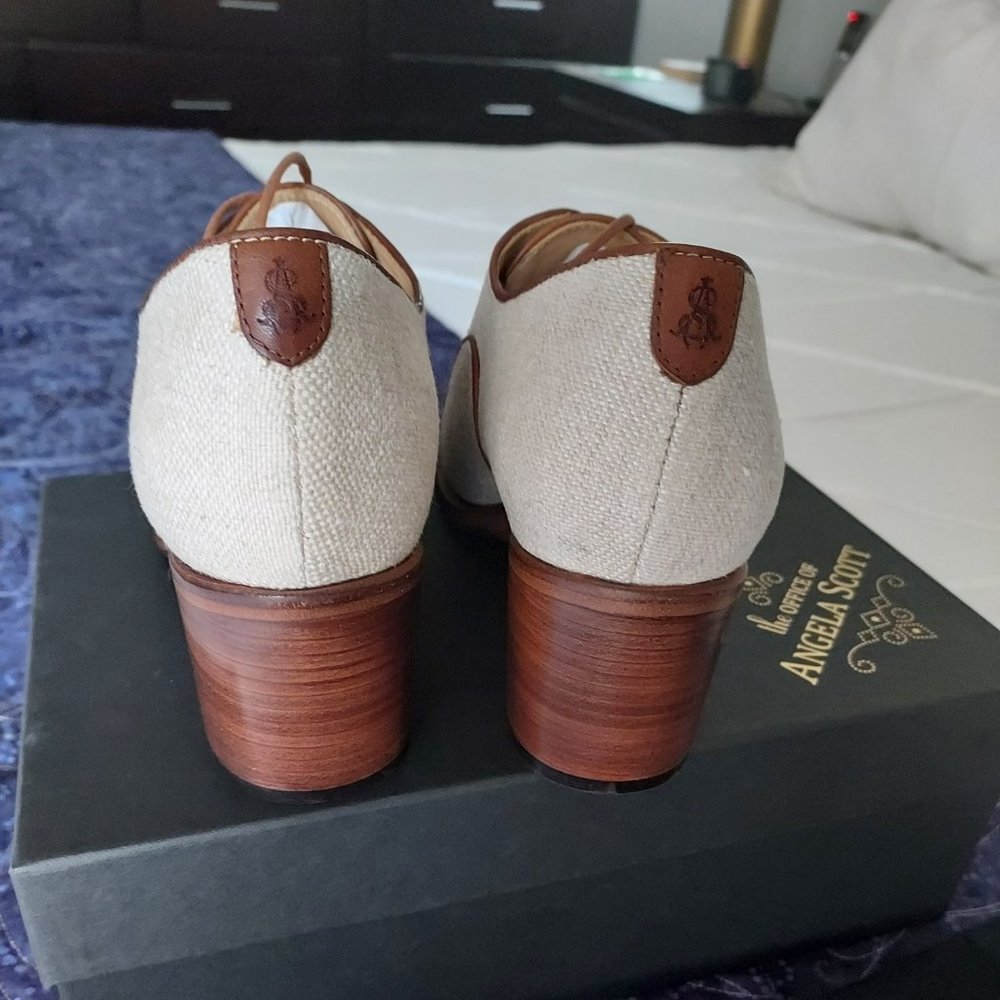 *SOLD*Office of Angela Scott Ms. Maisel heeled oxford 38 - Picture 9 of 12